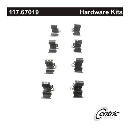 Centric Disc Brake Hardware Kit, Parts 117.67019